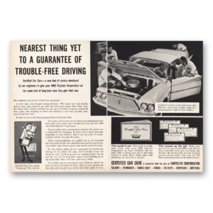 1960 Chrysler Corporation Print Ad | Free Driving