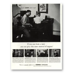 1960 Conn Organ Print Ad | Humtune