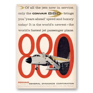 1960 General Dynamics Print Ad | All Jets