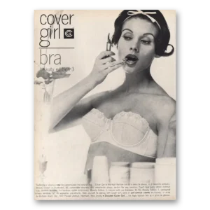 1960 Cover Girl Bra Print Ad | Beauty Edition