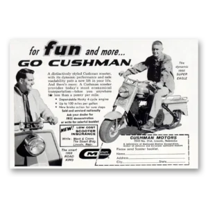 1960 Cushman Super Eagle Print Ad | Fun More