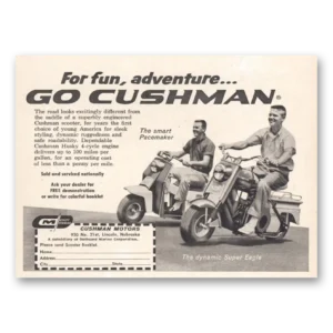 1960 Cushman Pacemaker and Eagle Print Ad | Smart Pacemaker