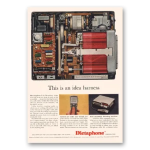 1960 Dictaphone Print Ad | Idea Harness