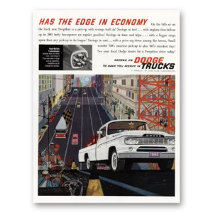 1960 Dodge Trucks Print Ad | Edge Economy