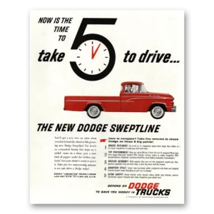 1960 Dodge Trucks Print Ad | Take 5