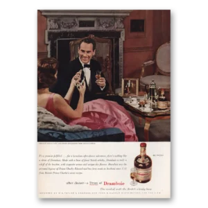 1960 Drambuie Print Ad | Promise Fulfilled