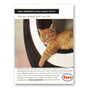1960 Esso Print Ad | Hush Your Ride