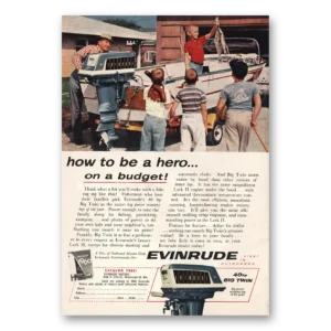 1960 Evinrude Print Ad | Hero On Budget