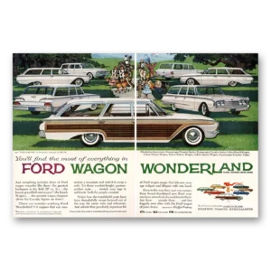 1960 Ford Wagons Print Ad | Wagon Wonderland