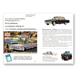 1959 Ford Motor Company Print Ad | Complete Listing