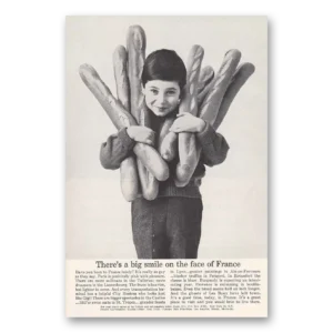 1960 France Print Ad | Big Smile