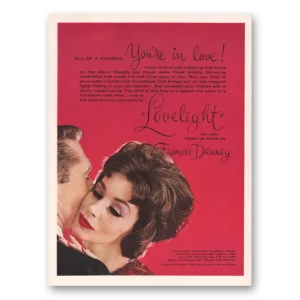 1960 Frances Denney Print Ad | Lovelight Makeup