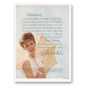 1960 Frances Denney Print Ad | Make Up