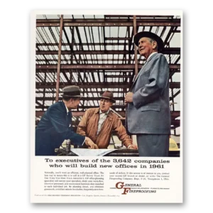 1960 General Fireproofing Print Ad | Offices 1961