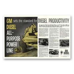 1960 GM Diesel Power Print Ad | Diesel