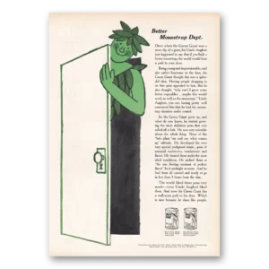 1960 Green Giant Print Ad | Mousetrap Dept