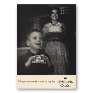 1960 Hallmark Print Ad | Care Enough