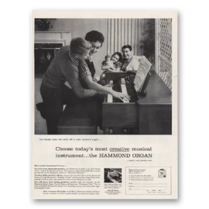 1960 Hammond Organ Print Ad | Chill Off