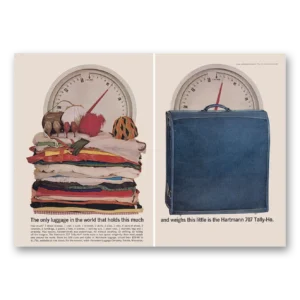 1960 Hartmann Luggage Print Ad | Hartmann 707