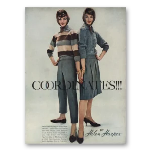 1960 Helen Harper Print Ad | Coordinates
