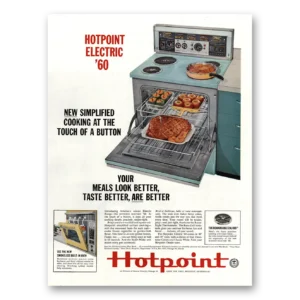 1960 Hotpoint Oven Print Ad | Simplified