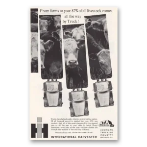 1960 International Trucks Print Ad | Farms To You