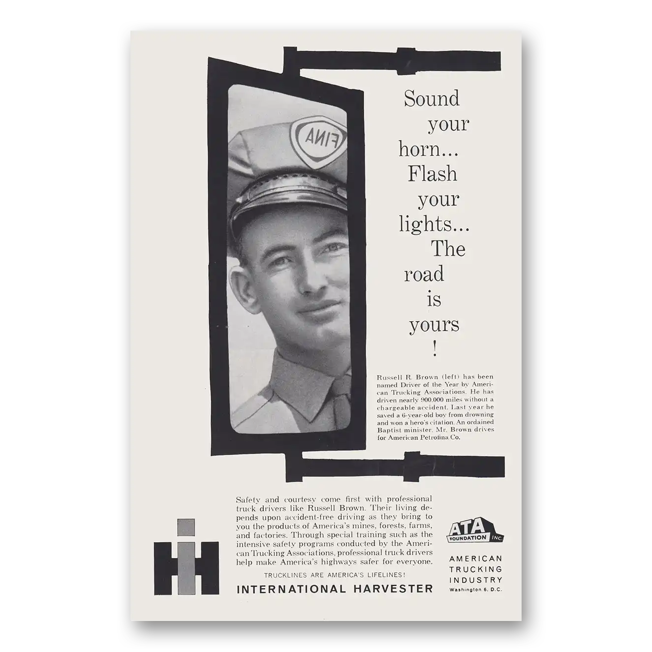 1960 International Trucks Print Ad | Sound Your Horn