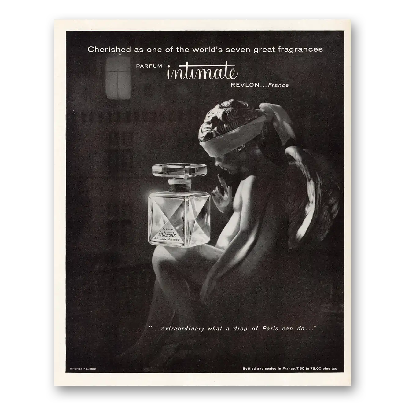 1960 Intimate Perfume Print Ad | Great Fragrances
