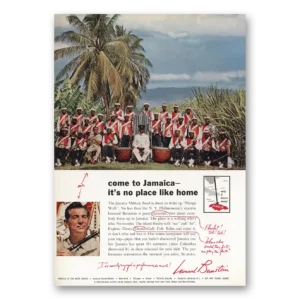 1969 Jamaica Print Ad | Leonard Bernstein