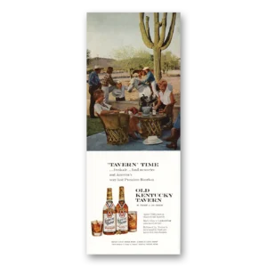 1960 Kentucky Tavern Whiskey Print Ad | Tavern Time