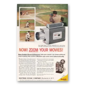 1960 Kodak Movie Camera Print Ad | Zoom