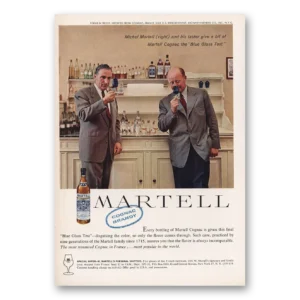 1960 Martell Cognac Print Ad | Michel Martell