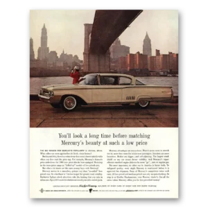 1960 Mercury Print Ad | Matching Beauty