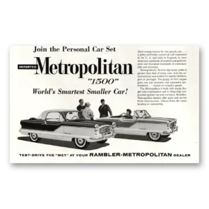 1960 Metropolitan 1500 Print Ad | Smaller Car