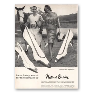 1960 Natural Bridge Shoes Print Ad | Match Spectator