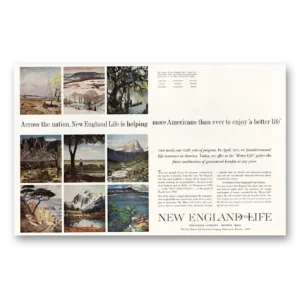 1960 New England Mutual Life Insurance Print Ad | More Americans
