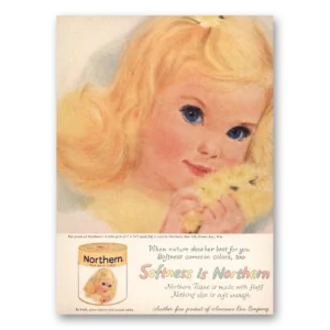 1960 Northern Tissue Print Ad | Her Best