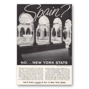 1960 New York Print Ad | Spain