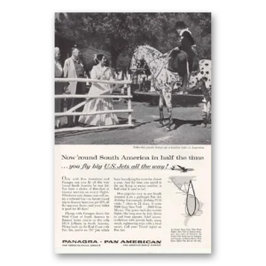 1960 Pan Am Print Ad | Polka Dot