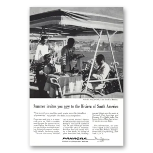 1960 Panagra Airlines Print Ad | Summer