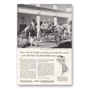 1960 Pan Am Print Ad | Jaunting Cart