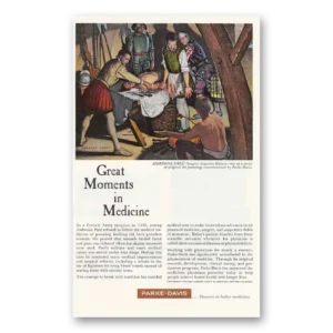 1960 Parke-Davis Print Ad | Ambroise Pare