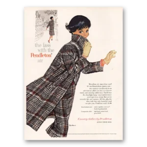 1960 Pendleton Print Ad | Lass