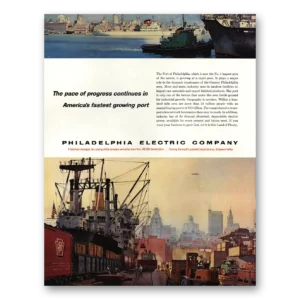 1960 Philadelphia Electric Print Ad | Growing Port
