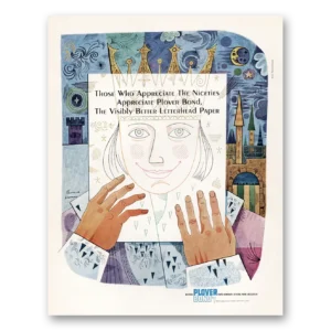 1960 Whiting Plover Print Ad | Bond Paper