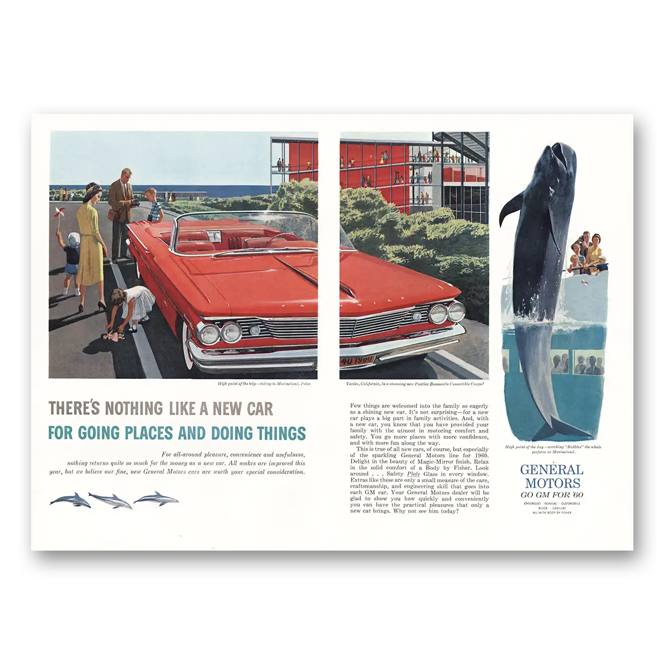 1960 General Motors Print Ad | Pontiac Bonneville