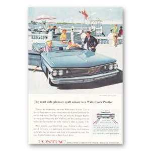 1960 Pontiac Bonneville Print Ad | Convertible