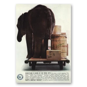 1960 Pratt & Whitney Aircraft Print Ad | Everything Is Going By Air