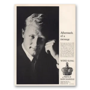 1960 Wind Song Perfume Print Ad | Aftermath Message