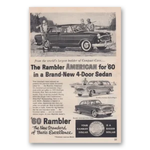 1959 Rambler Print Ad | 4 Door Sedan